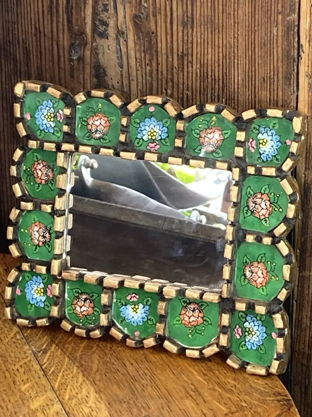 Melie péruvien en bois et verre