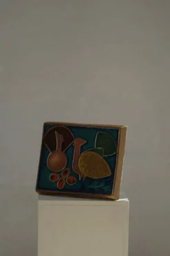 Milieu du 20e siècle, céramique décorative danoise en relief, Søholm, années 1960