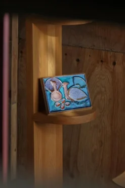 Milieu du 20e siècle, céramique décorative danoise en relief, Søholm, années 1960
