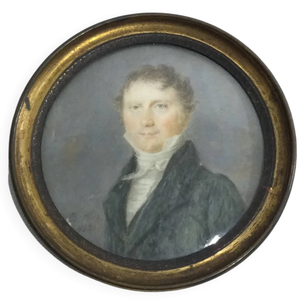 Miniature Portrait d’homme de qualité