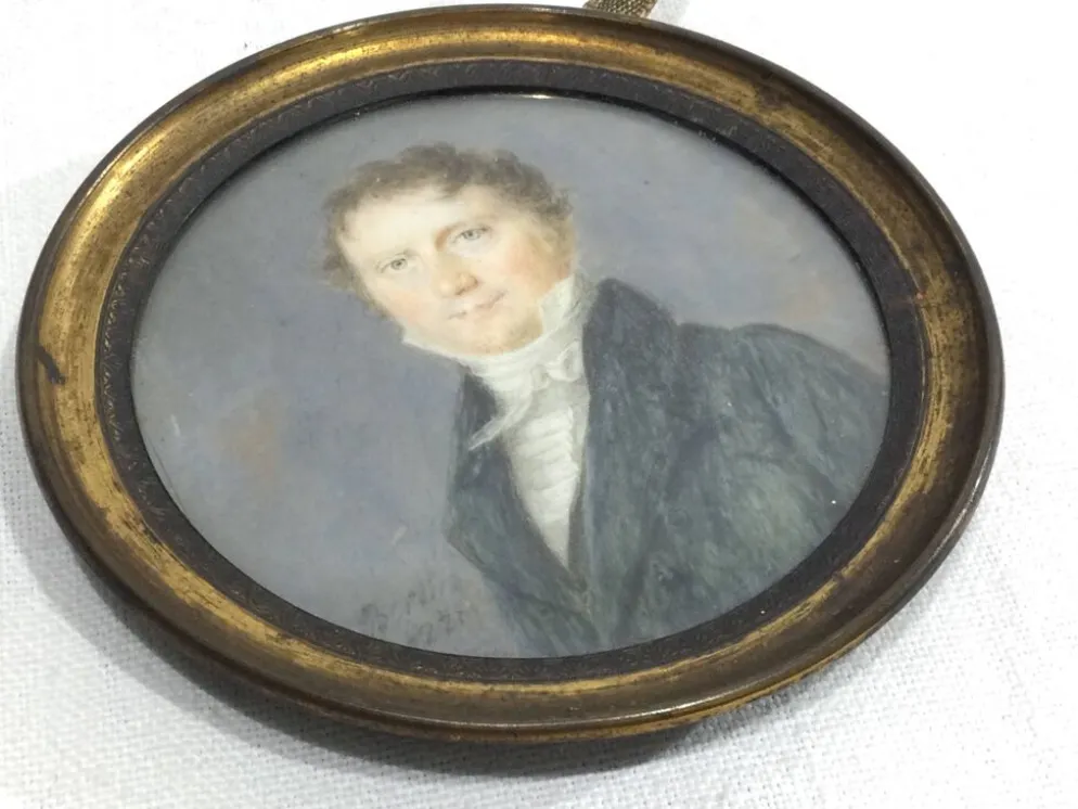 Miniature Portrait d’homme de qualité