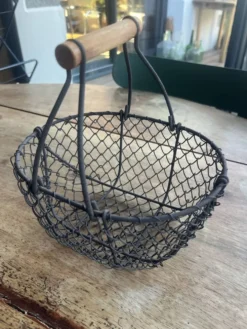Mini panier en grillage