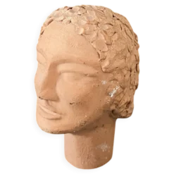 Mini Tête sculptée tête cuite