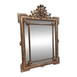 Miroir ancien a parcloses – style louis xv/baroque