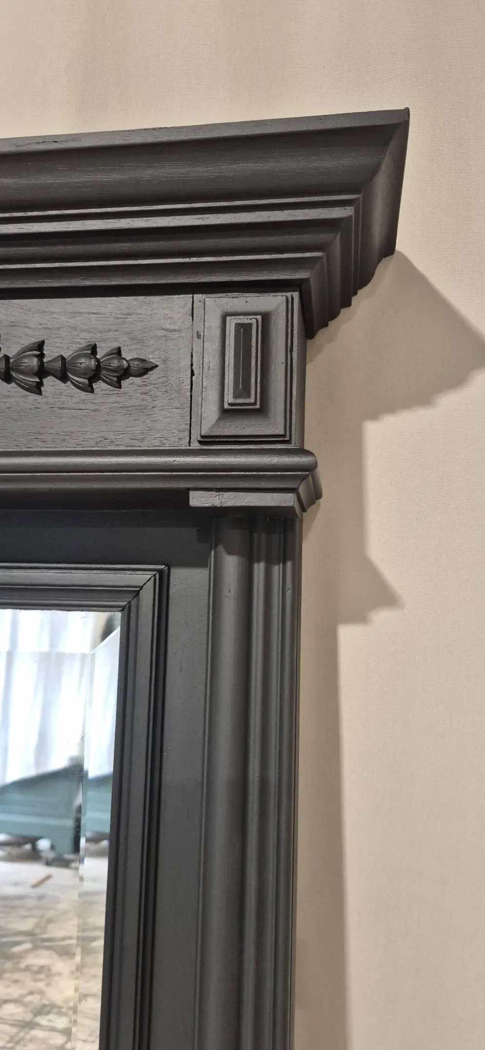 Miroir ancien biseauté
