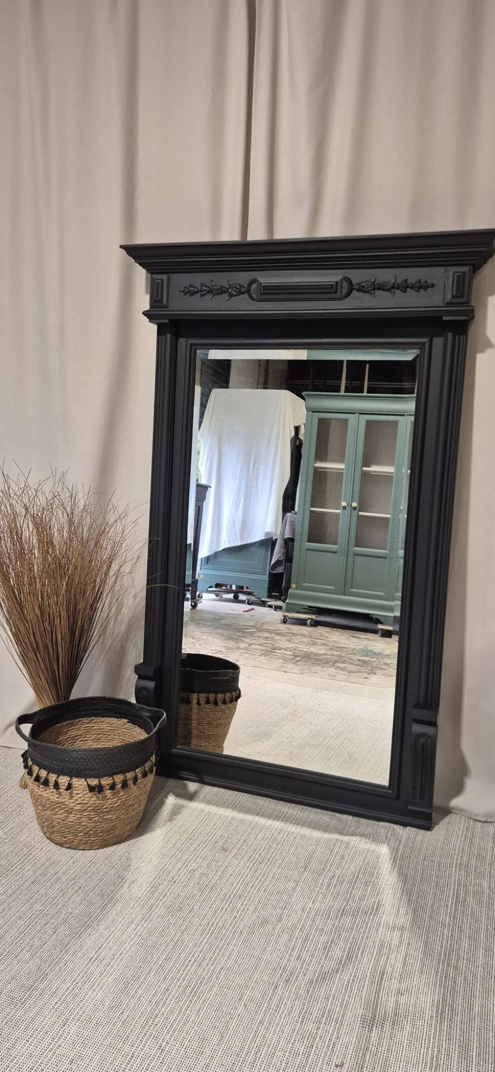 Miroir ancien biseauté