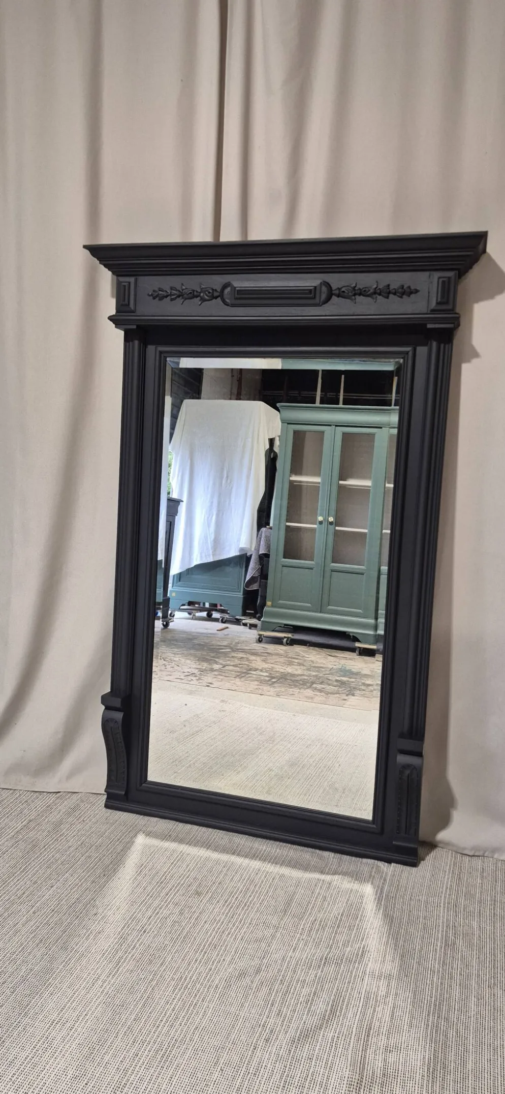 Miroir ancien biseauté