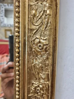 Miroir ancien doré Louis Philippe