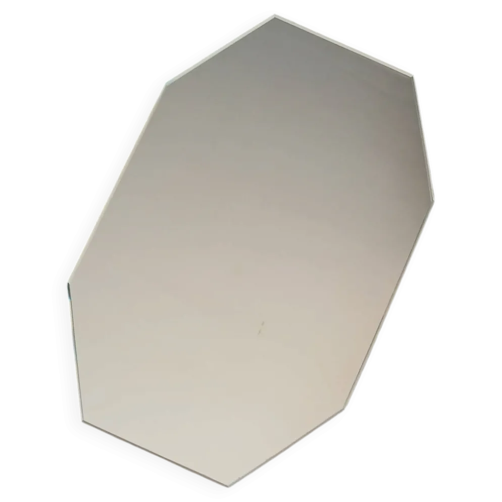 Miroir ancien hexagonal