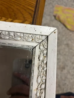 Miroir ancien moulure en bois