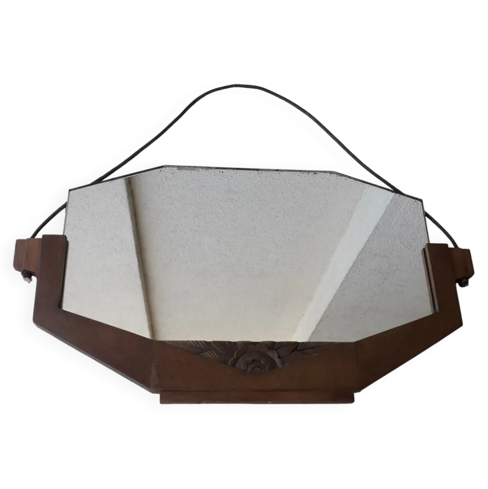 Miroir années 60 bois