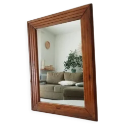Miroir Art déco en bois, années 50