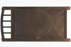 Miroir Art Déco en bois avec miroir taillé en facettes, années 1930