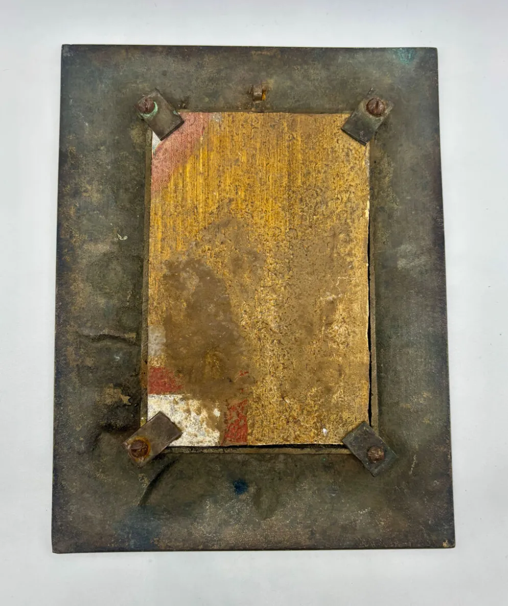 Miroir Art déco en bronze, XXème s.