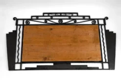 Miroir Art Déco en fer forgé – Paul Kiss, Paris, vers 1930