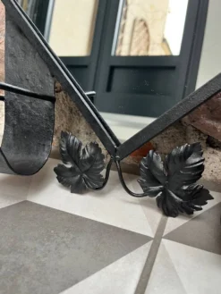 Miroir art déco fer forgé