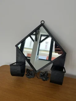 Miroir art déco fer forgé