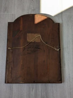 Miroir Art déco Leglas-Maurice en bois massif – manufacture nantaise