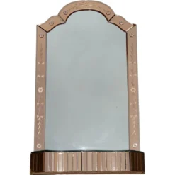 Miroir Art Déco vénitien en verre des années 1920