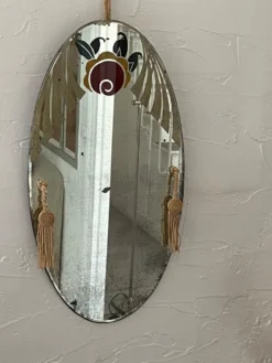 Miroir art déco 57x33cm