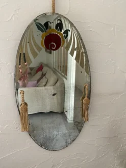 Miroir art déco 57x33cm