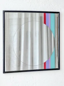 Miroir Art/Design par Eugenio Carmi pour Acerbis années 1980