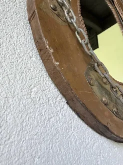 Miroir artisanal brutaliste « cheval »