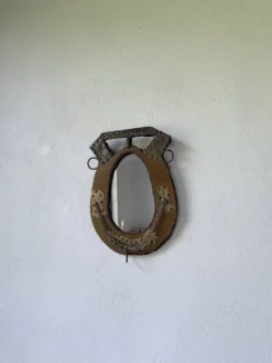 Miroir artisanal brutaliste « cheval »