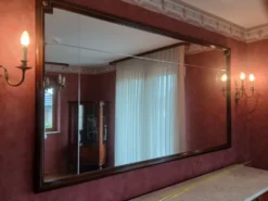 Miroir associé au meuble enfilade 4 portes en Acajou