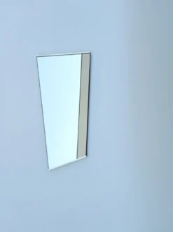 Miroir asymétrique des années 70 40x80cm