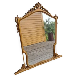 Miroir atypique doré