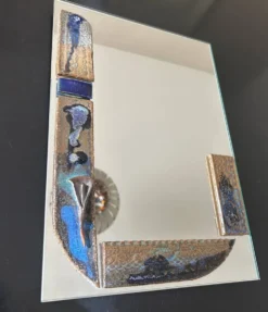 Miroir avec inclusion de céramique
