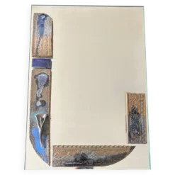 Miroir avec inclusion de céramique
