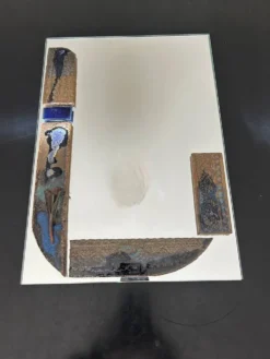 Miroir avec inclusion de céramique