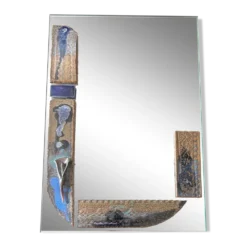 Miroir avec inclusion de céramique