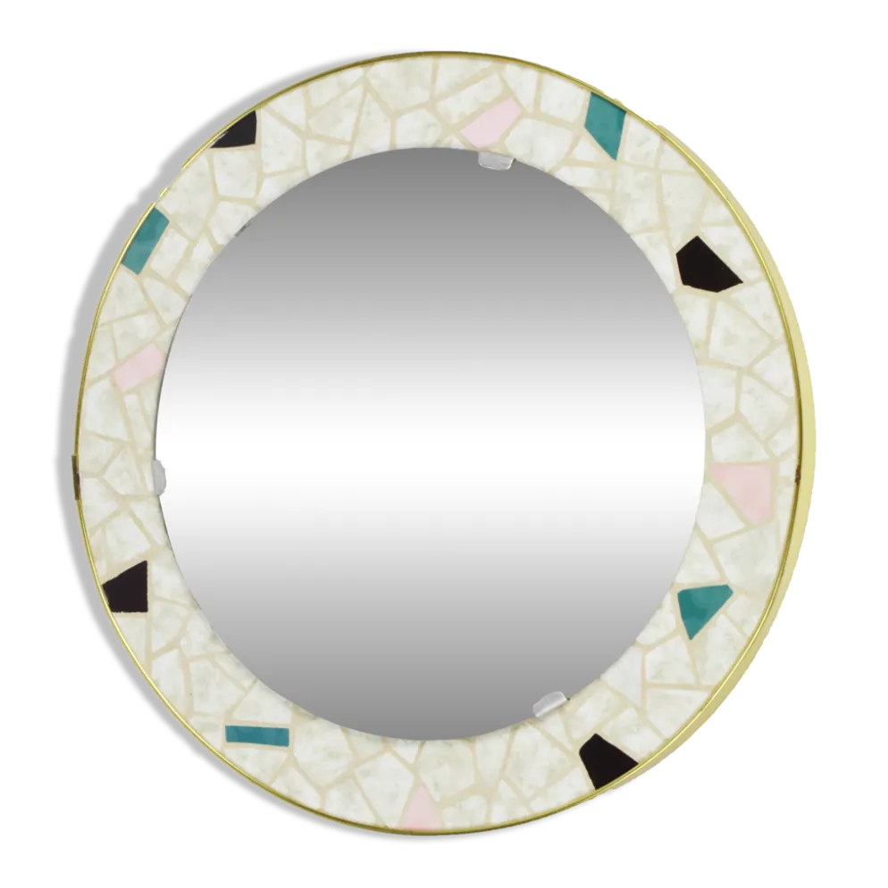Miroir avec mosaïque, années 1970
