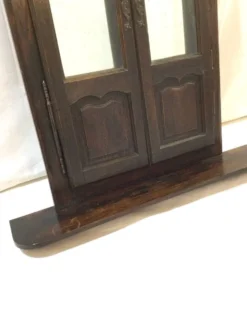 Miroir avec ses portes fleuries 90x111cm