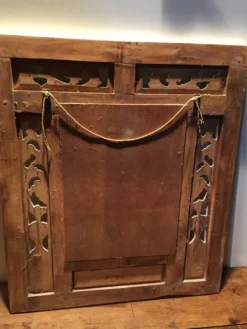 Miroir avec volets style colonial 60x70cm