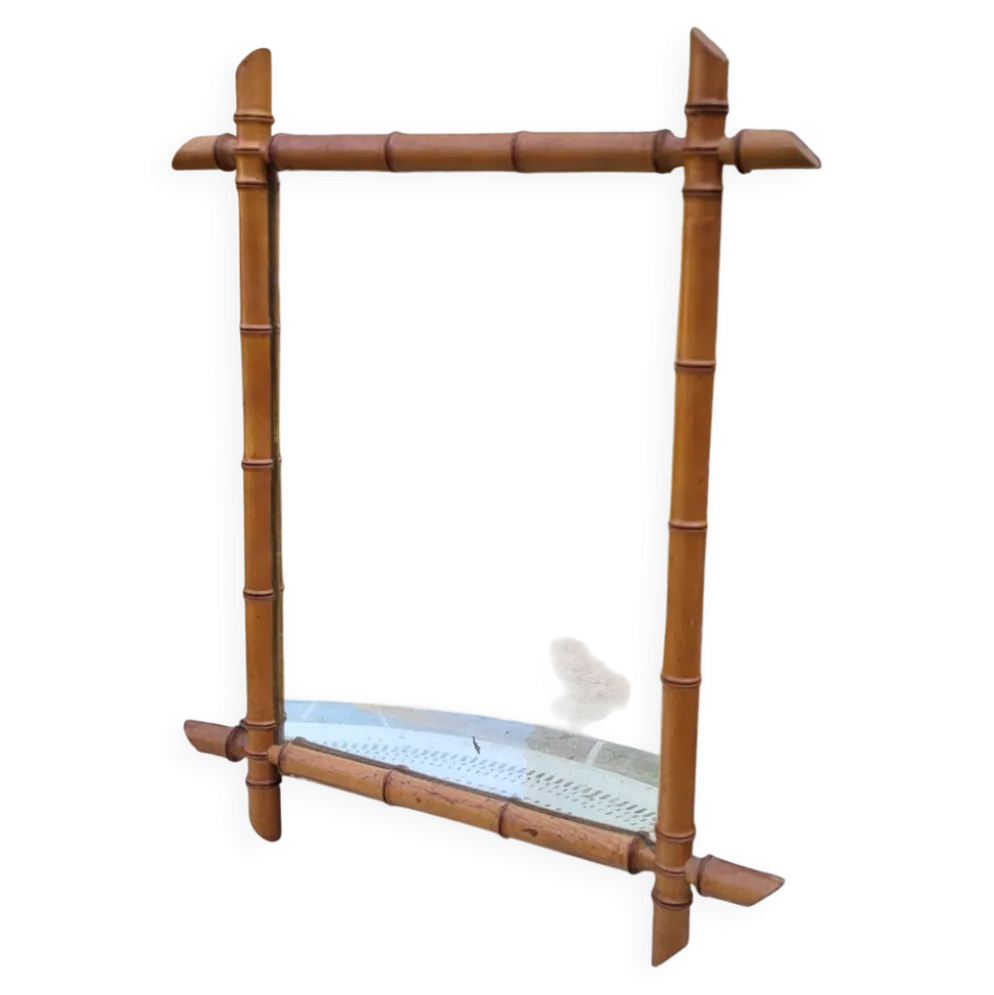 Miroir bambou 52*65 cm