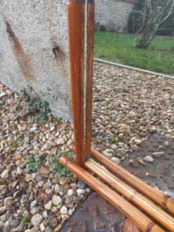 Miroir bambou vintage