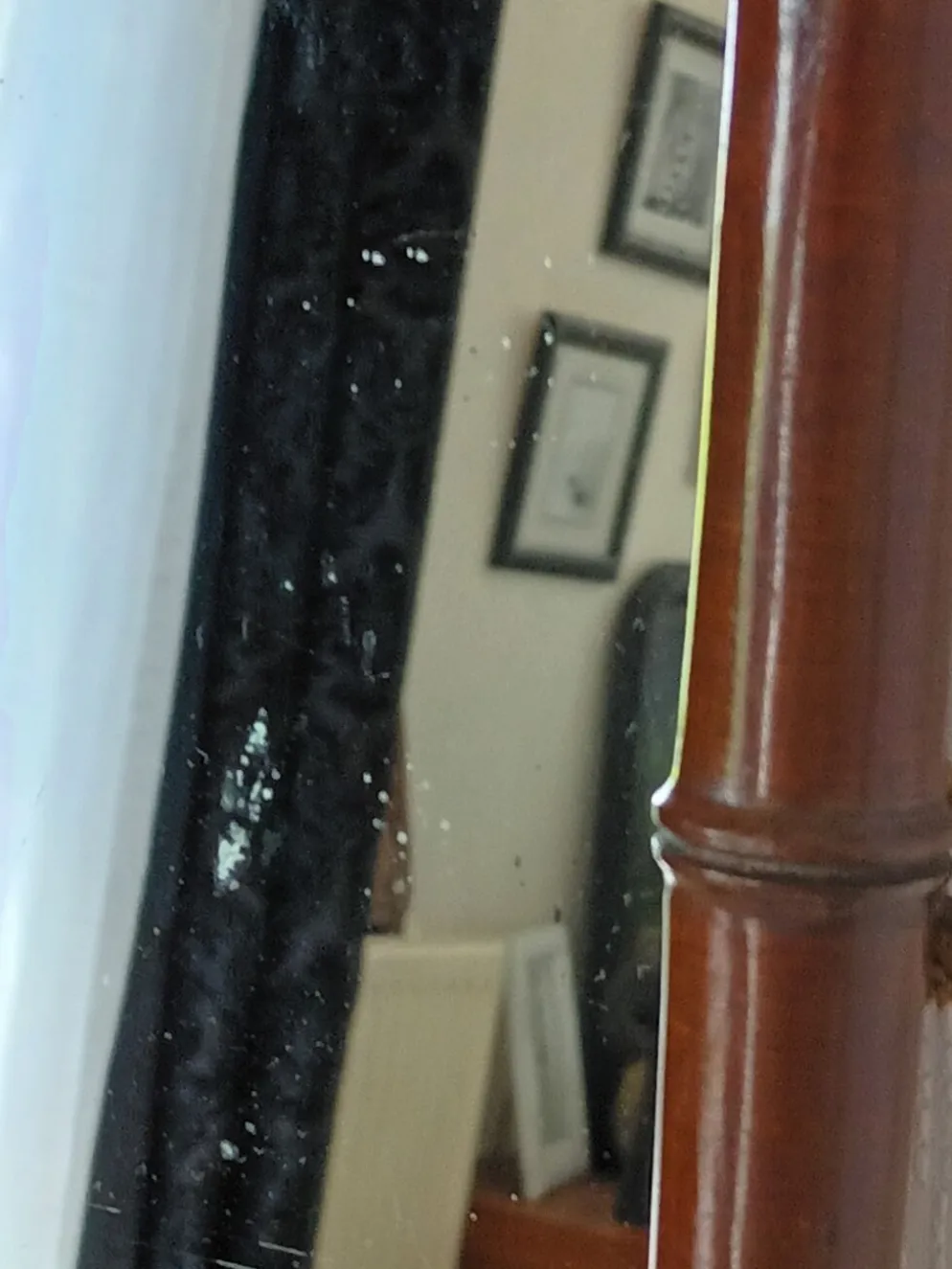 Miroir barbier bambou années 20/30