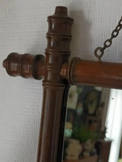 Miroir barbier bambou années 20/30