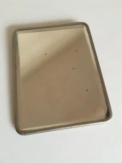 Miroir barbier biseauté de palaces années 30s 19x25cm