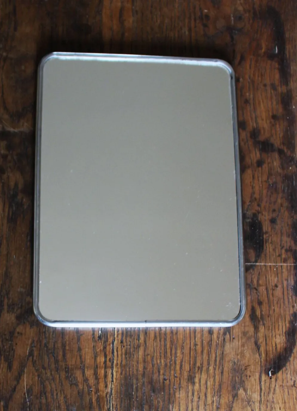 Miroir barbier simple rectangle patte