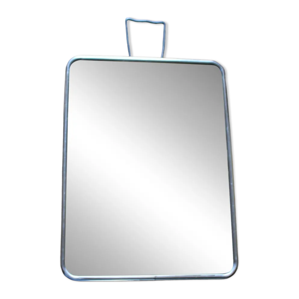 Miroir barbier simple rectangle patte