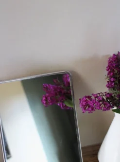 Miroir barbier simple rectangle patte
