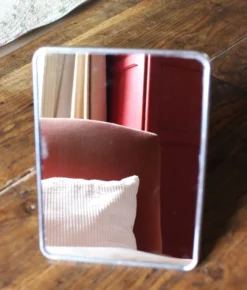 Miroir barbier simple rectangle patte