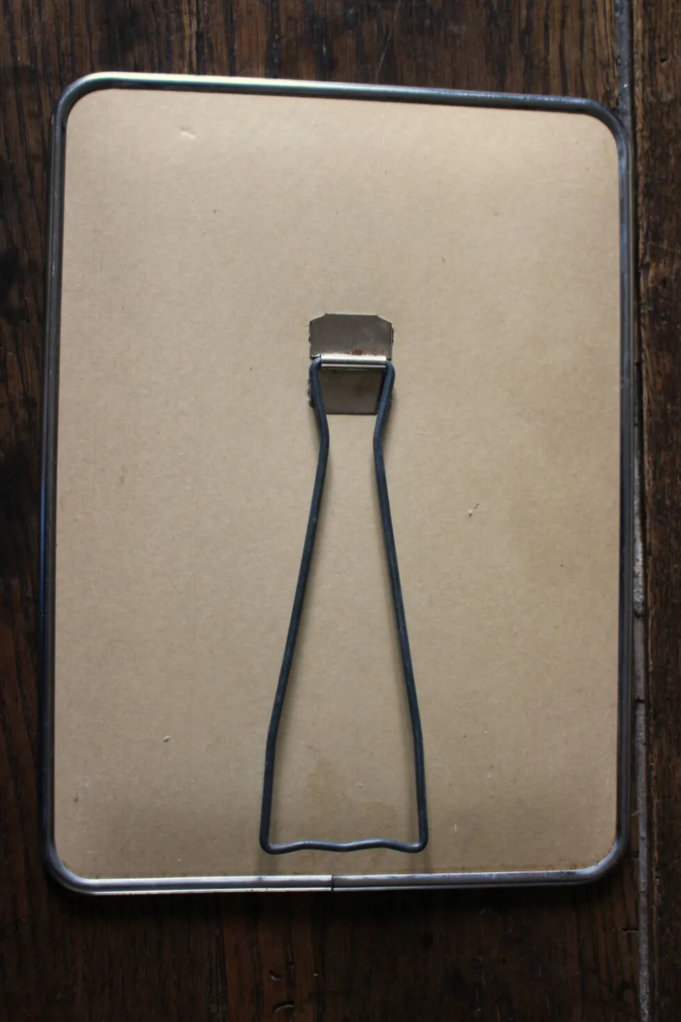 Miroir barbier simple rectangle patte