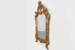 Miroir baroque doré de grande taille du 20e siècle par Deknudt, Belgique