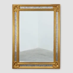 Miroir baroque doré du 20ème siècle par Deknudt, Belgique